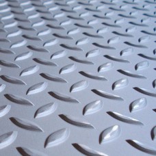 Лист нержавеющий рифленый г/к чечевица 03Х22Н6М2 3 мм ГОСТ 8568-77